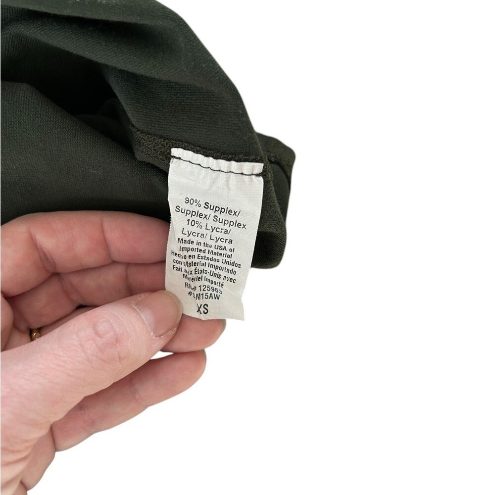 Beyond Yoga Athletic Tank XS Olive Green and Black - Picture 5 of 9